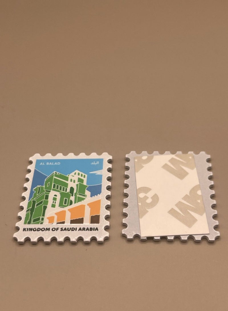 Metal Sticker – Al Balad (Jeddah) Design - Image 1