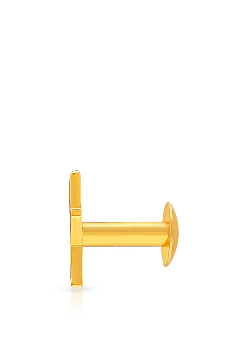 Malabar Gold and Diamonds 22 Karat 916 Purity Screw Nosepin for Women NPDZL10437Y - Image 3