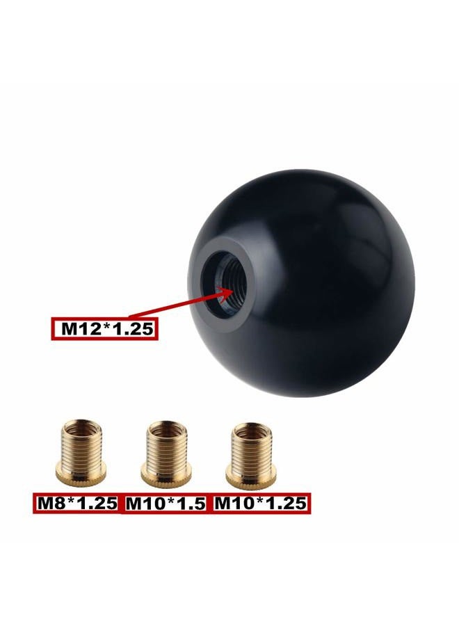 DEWHEL Black/Red Inlay Manual Shift Knob Short Throw Shifter 6 Speed M10x1.5 M10x1.25 M8x1.25 M12x1.25 - Image 4