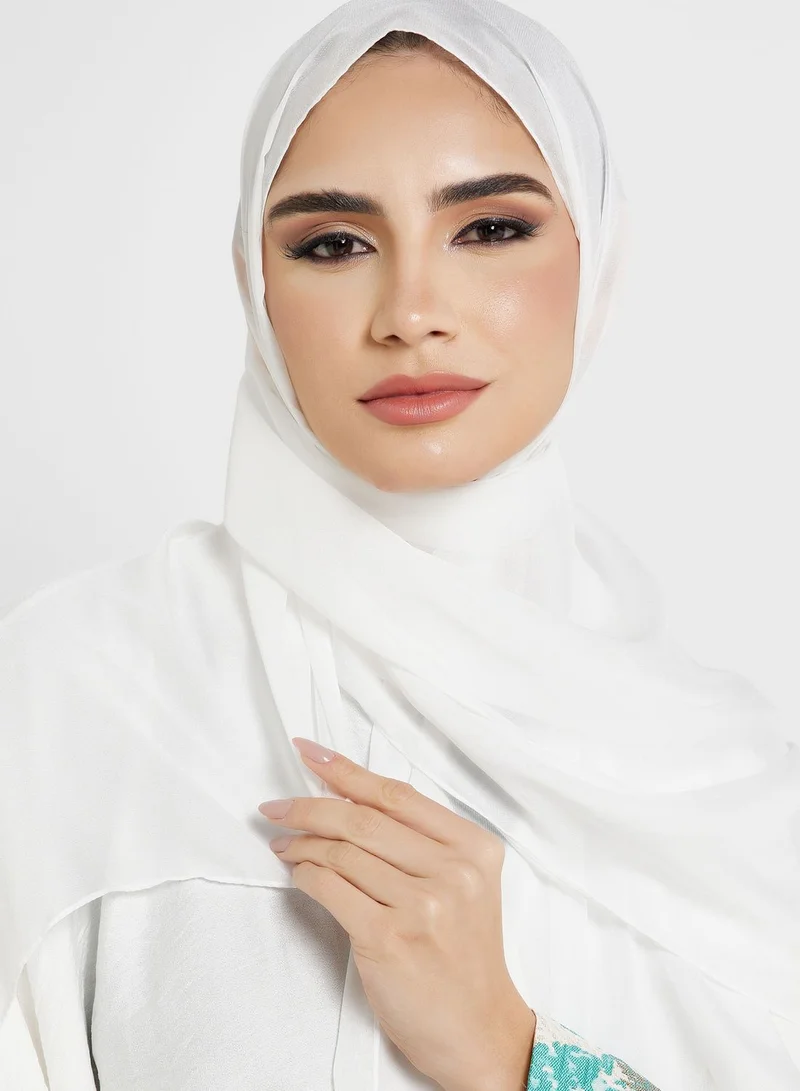 Khizana Embroidered Sleeve Abaya With Sheila