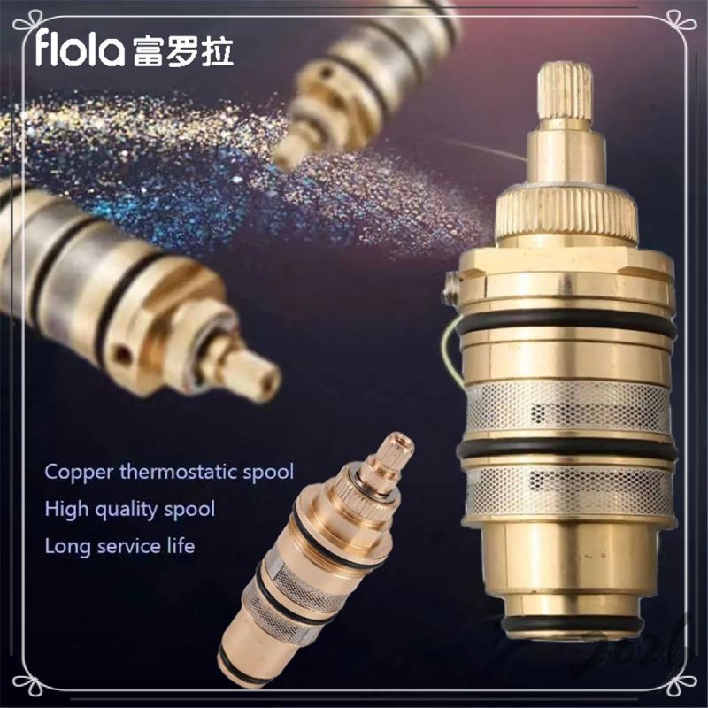 Thermostatic Valve Core: 100% Copper Construction, Stable Temperature Control - Durable Replacement Part Hot Cold Mixing Valve Core for Household Temperature Control Faucets - Image 4