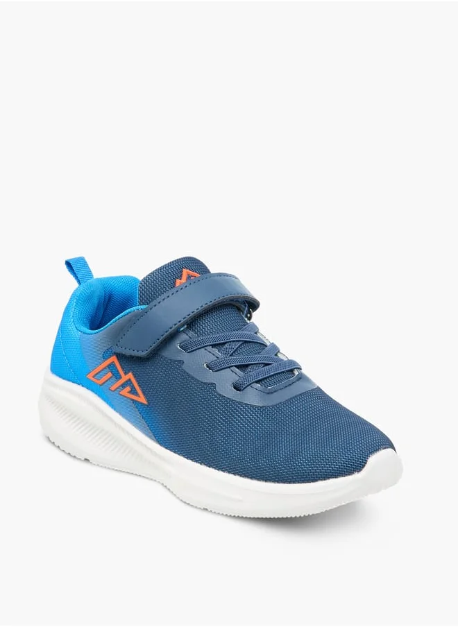 شو اكسبرس Boys Colourblock Sports Shoes with Hook and Loop Closure