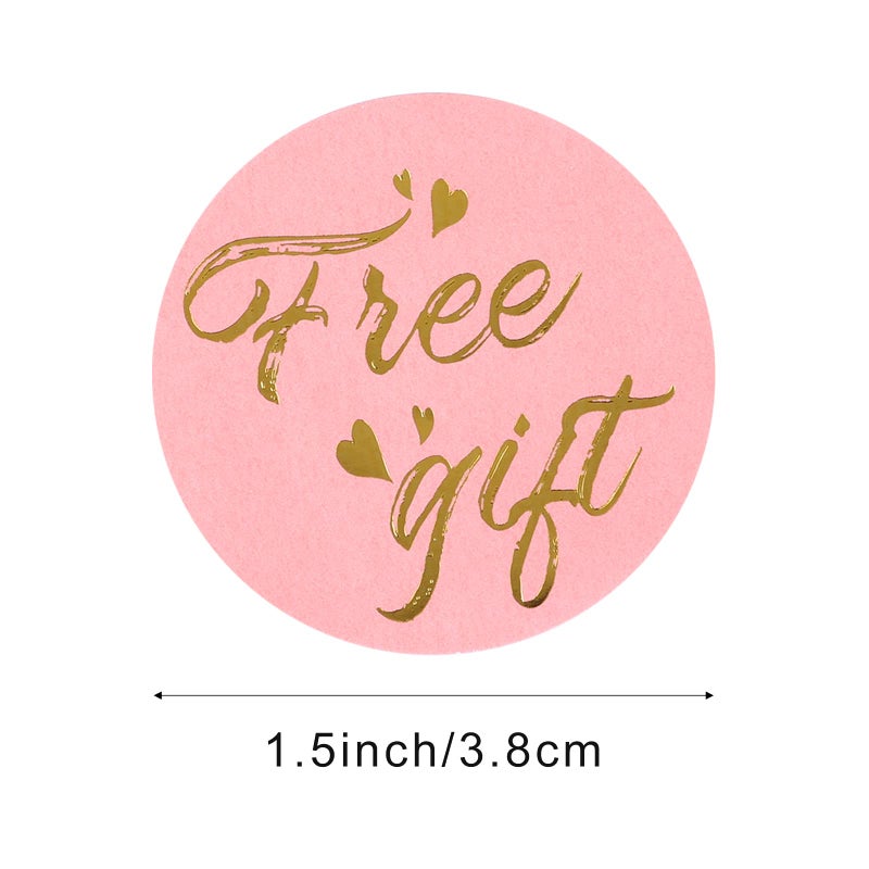 SAVITA 500pcs 1.5inch Customer Appreciation Sticker Sticker Roll Self-Adhesive Labels Decoration for Gift Backpacking Envelopes Postcards Greeting Cards - Image 2