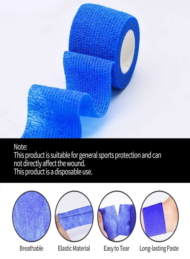 Ruby Q 12pcs Self Adhesive Bandage Wraps, 2in 5 Yards, Multicolor - Image 2