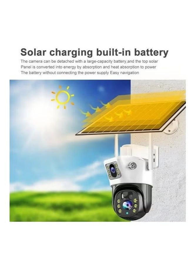 TIGER كاميرا خارجية تعمل بالطاقة الشمسية VCS09-4G – فيديو عالي الدقة، اتصال 4G، كشف الحركة، مقاومة للماء IP65، دعم تطبيق V380Pro، حامل مفاتيح – مثالية لأمان المنزل والمراقبة - Image 3