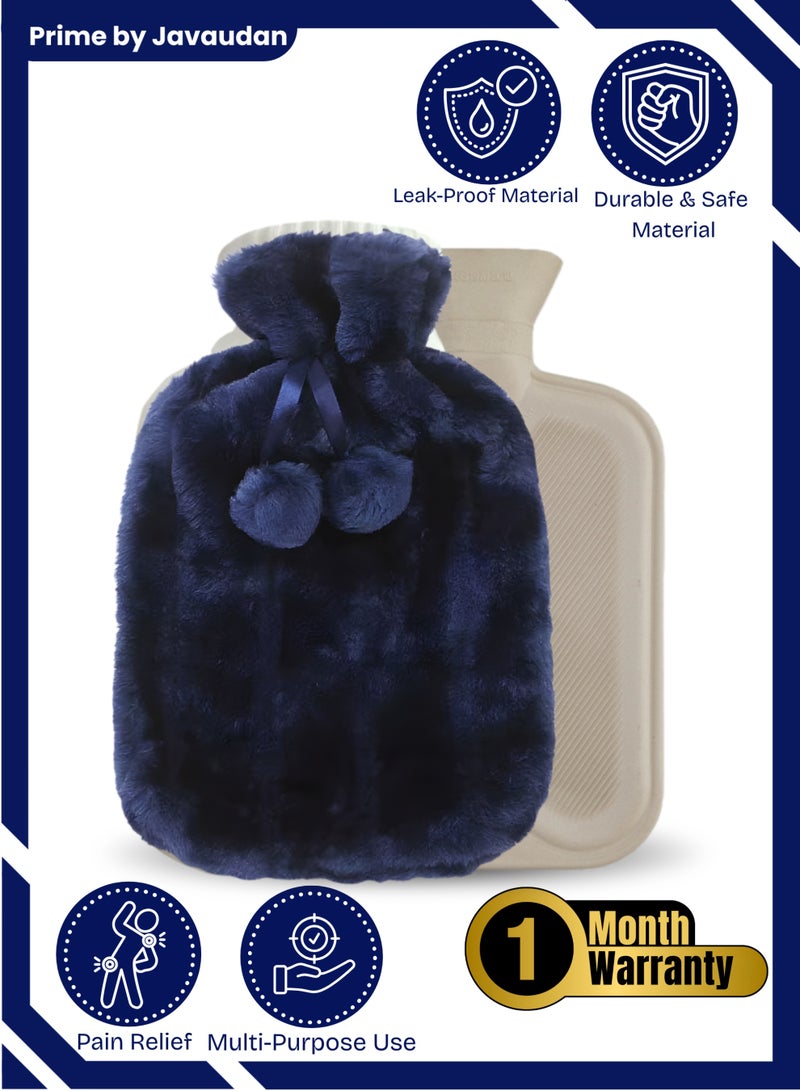 برايم بي جافاودان كيس الماء الساخن الكهربائي مع غطاء من الصوف لتخفيف آلام التشنجات والرقبة والكتفين وحقيبة العلاج الساخن وتدفئة اليدين والقدمين - Image 1