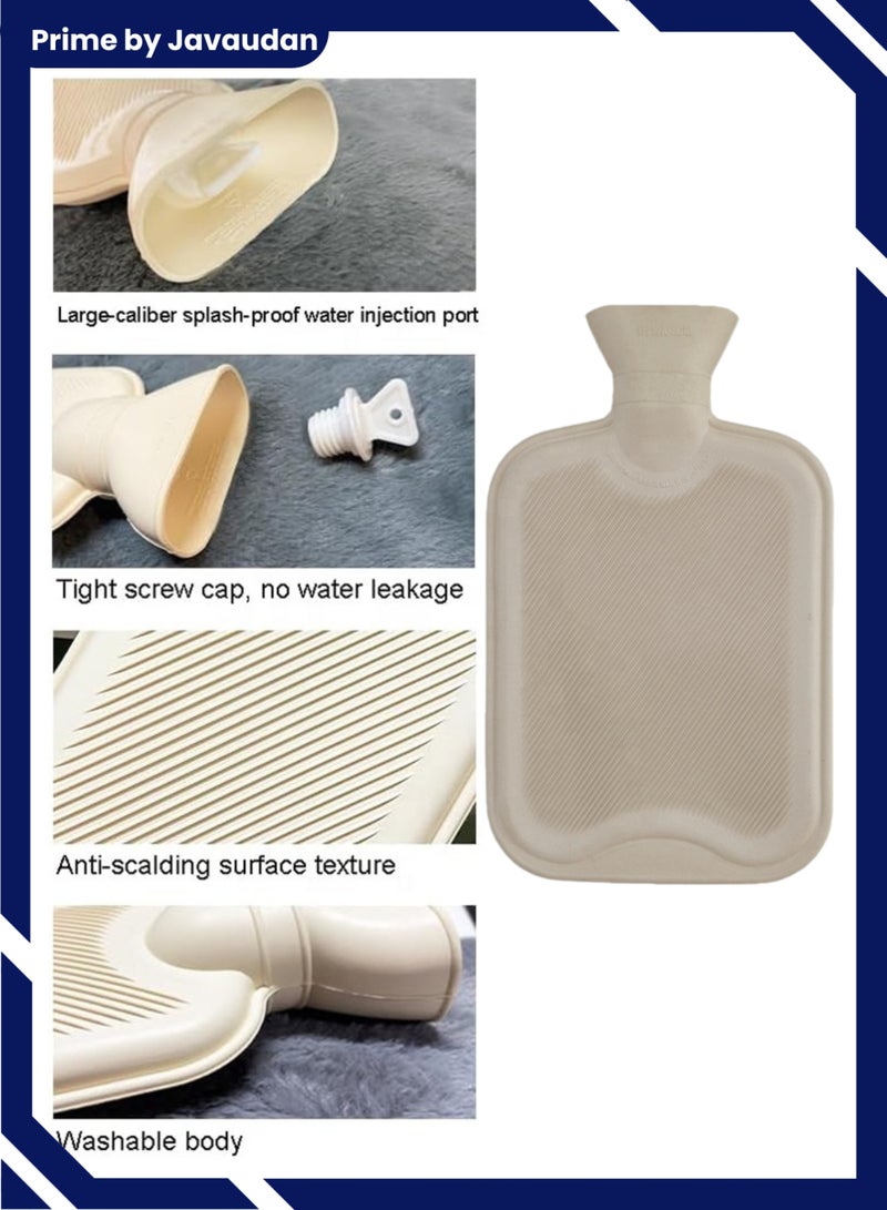 برايم بي جافاودان كيس الماء الساخن الكهربائي مع غطاء من الصوف لتخفيف آلام التشنجات والرقبة والكتفين وحقيبة العلاج الساخن وتدفئة اليدين والقدمين - Image 5