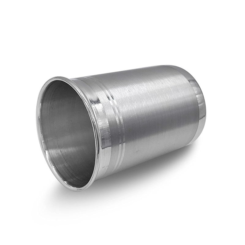 MAA SILVER MAA SILVER Pure Silver Glass Tumbler BIS Hallmarked Perfect for Serving Water Beverages 135ml Capacity97 Purity40 Grams Silver  - Image 2