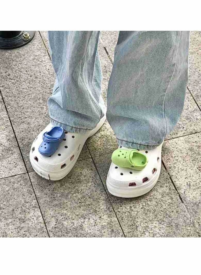 نيبمينينت Shoe Decoration Charms 2 Pcs Mini Charm for Crocs Accessories Hole Buckle Party Favors ​Mini Bracelet Wristband Nurse Adults Men Women Kid - Image 1