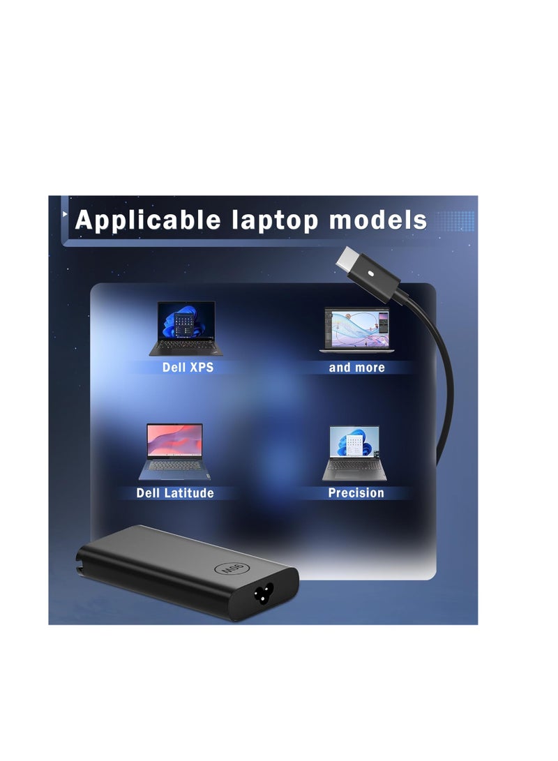 90W USB-C Charger for Dell Latitude 3400 3500 5289 5400 5420 5520 5410 5510 5530 5531 5511 7400 7430 7300 7330 XPS 13 9365 9360 9370 Type C Laptop Charger - Image 2