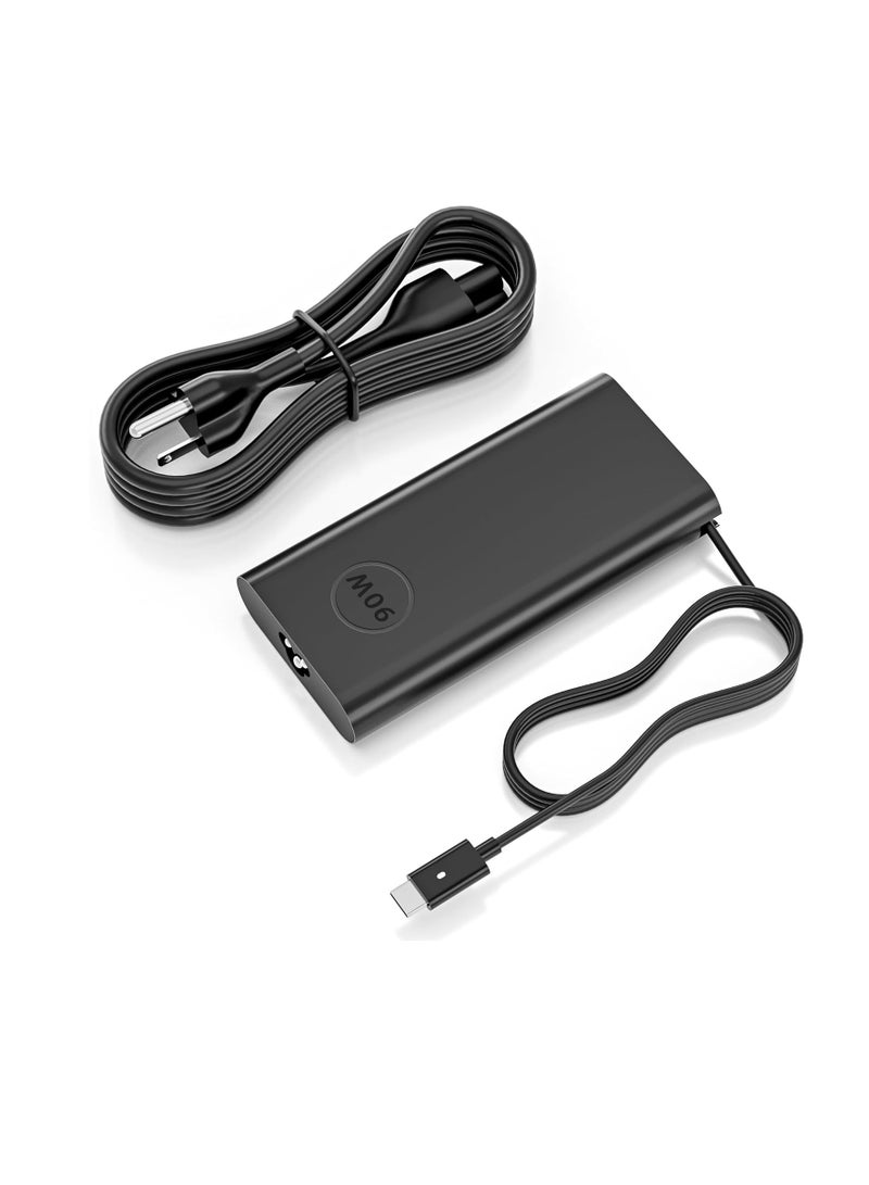 90W USB-C Charger for Dell Latitude 3400 3500 5289 5400 5420 5520 5410 5510 5530 5531 5511 7400 7430 7300 7330 XPS 13 9365 9360 9370 Type C Laptop Charger - Image 1