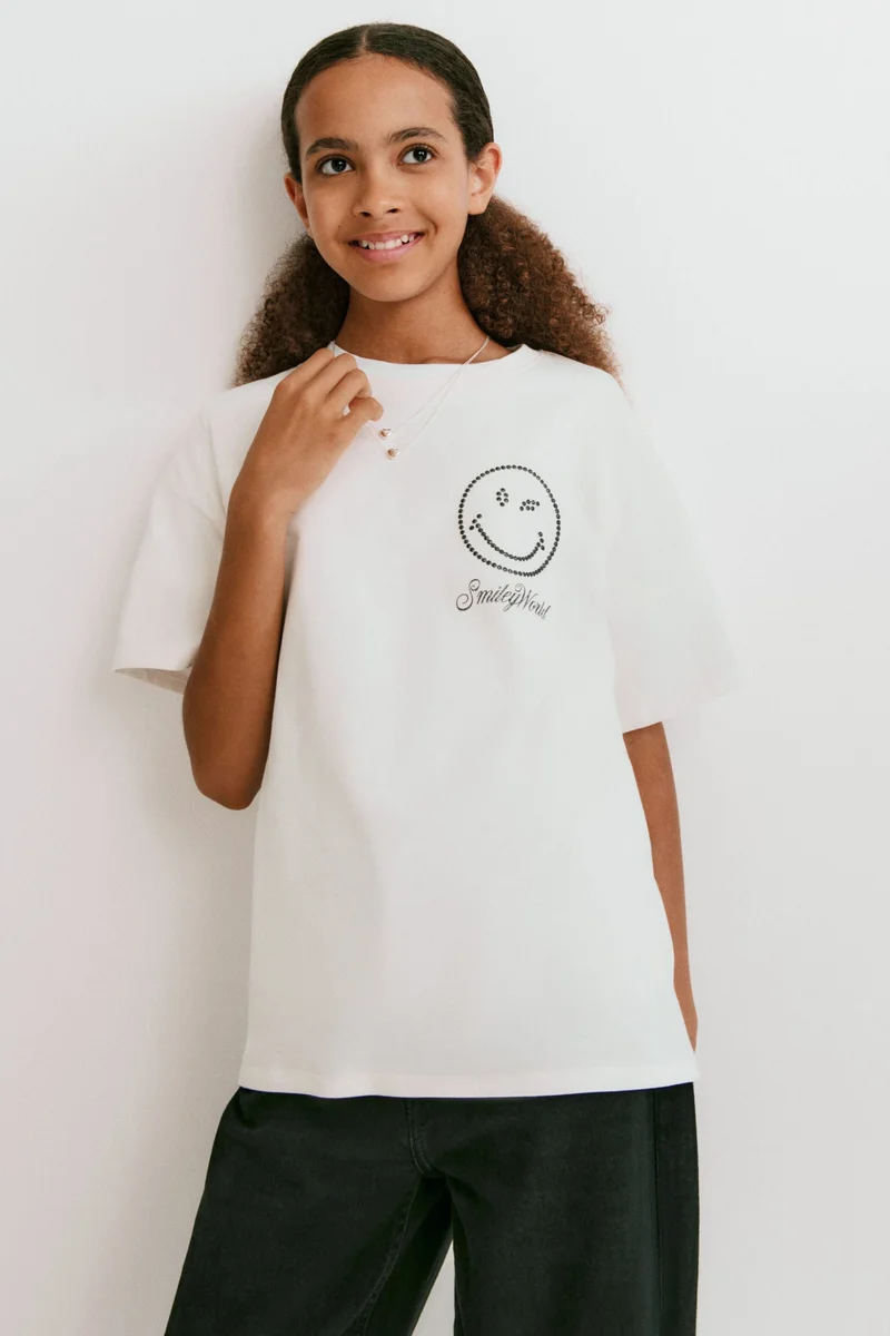 H&M Printed cotton T-shirt