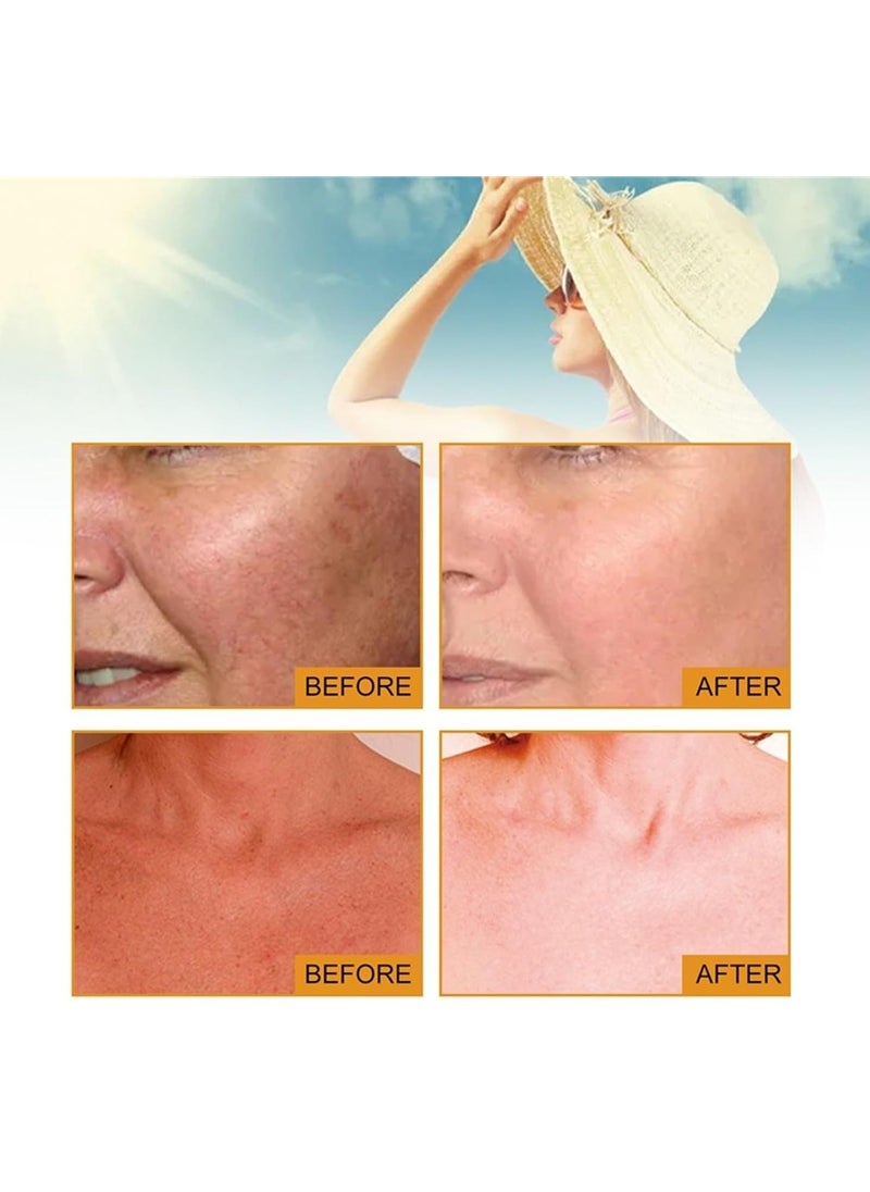 KASTWAVE - 50ml Tinted Sunscreen For Face(white), Face Sunscreen SPF 50+ PA++++, Daily Moisturizer Sunscreen for Face, Against UVA and UVB Rays, No White Cast, Hydrating Sun Essence Face Sunscreen - Image 1
