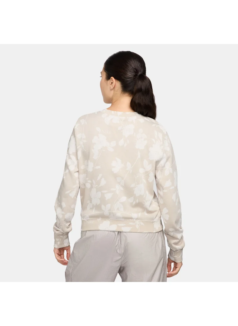 Nike Women's Sportswear Chill Terry Printed Sweatshirt
