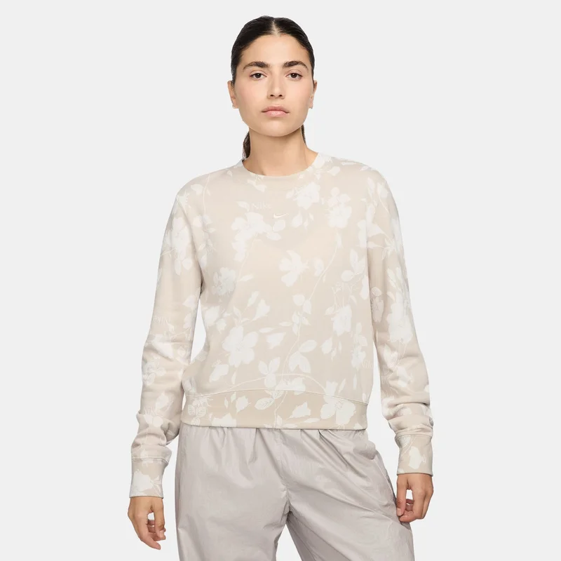 Nike Women's Sportswear Chill Terry Printed Sweatshirt