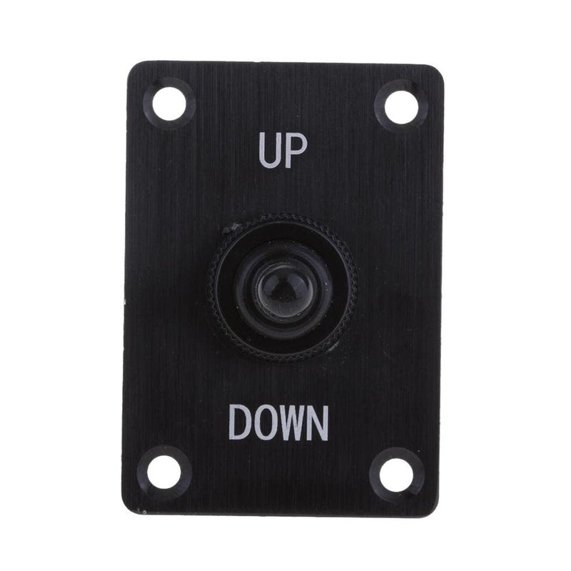 Black 12V 15A 3 Way On Momentary Toggle Tilt Trim Switch for Marine Boat - Image 3