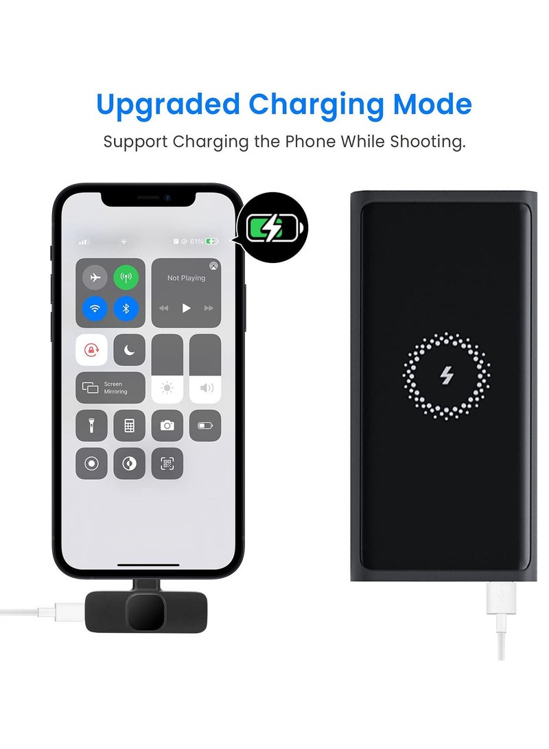 Y&D Wireless Lavalier Microphone 2.4G Radio Noise Reduction Suitable for iPhone iPad Record YouTube Facebook Live Interviews Meetings Tiktok Podcasts Video Blogs etc  - Image 4
