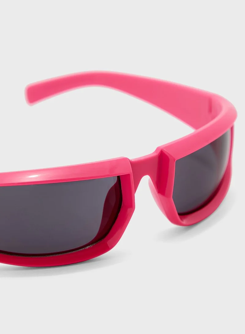 Ginger Wraparound Sunglasses