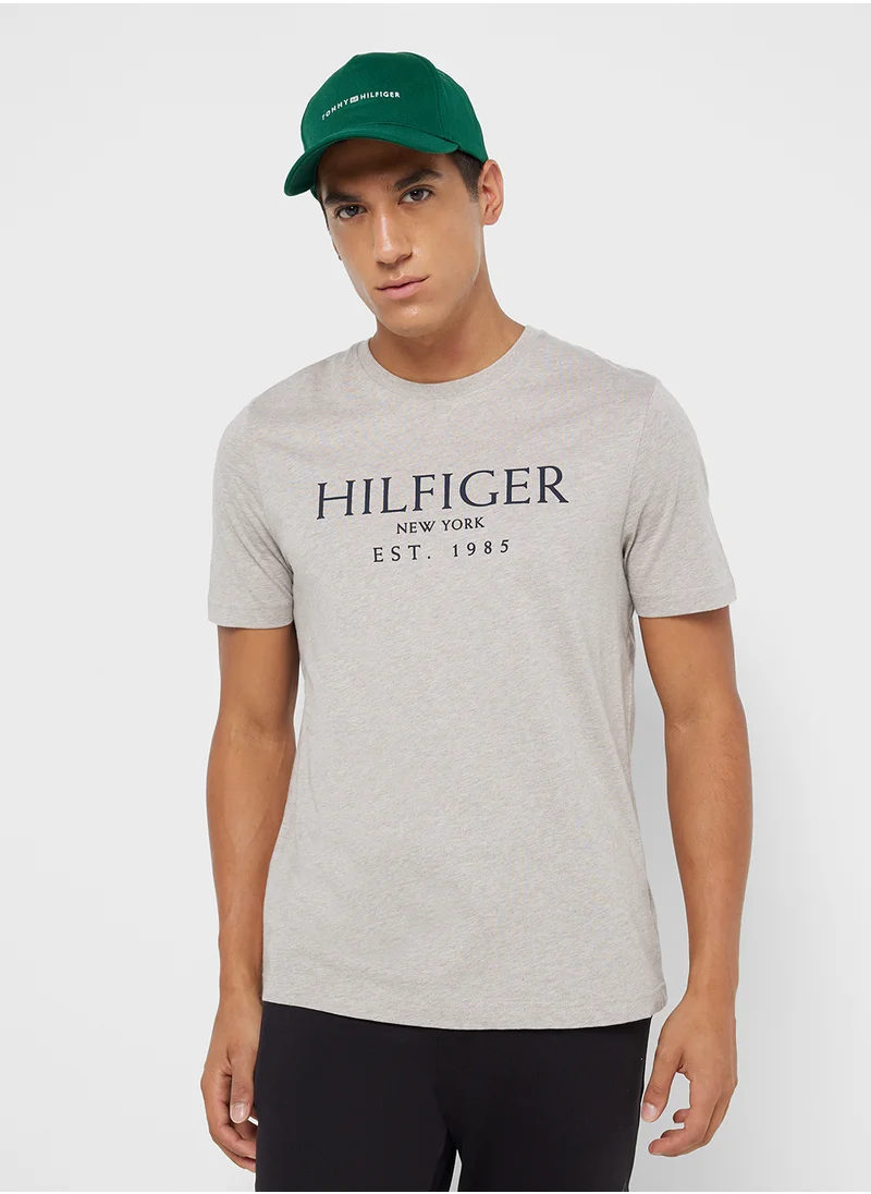 TOMMY HILFIGER Logo Crew Neck T-Shirt