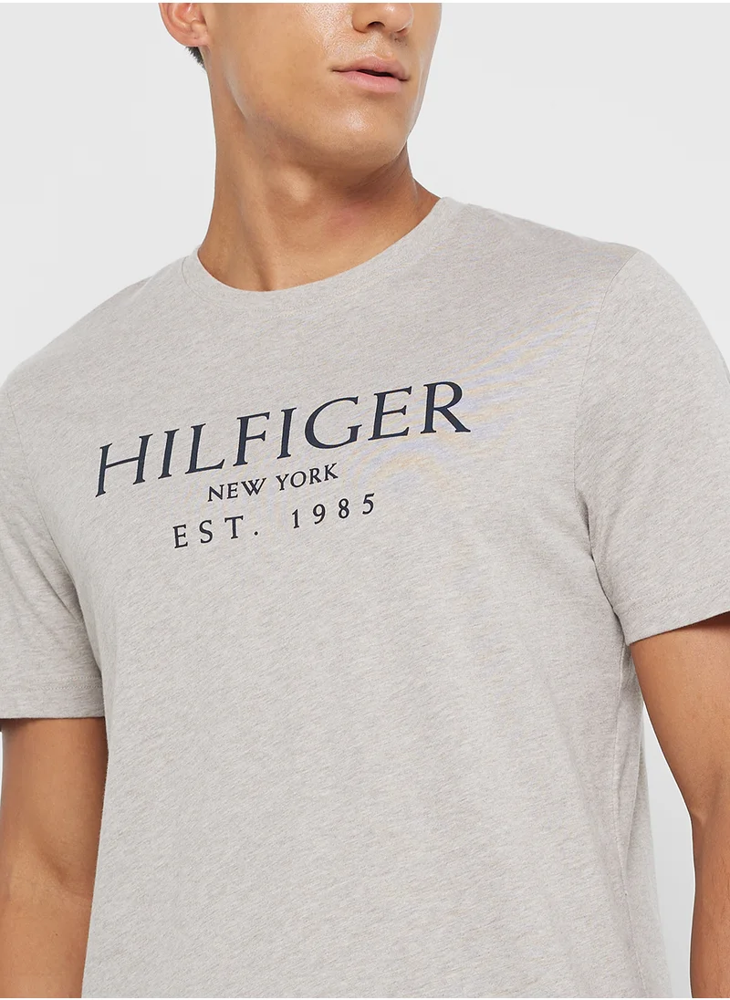 TOMMY HILFIGER Logo Crew Neck T-Shirt