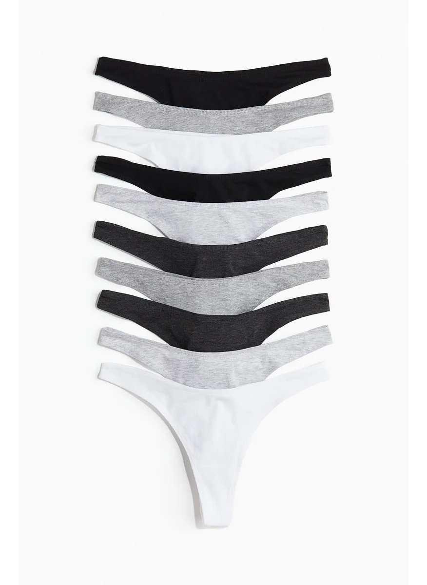 اتش اند ام 10-Pack Cotton Thong Briefs