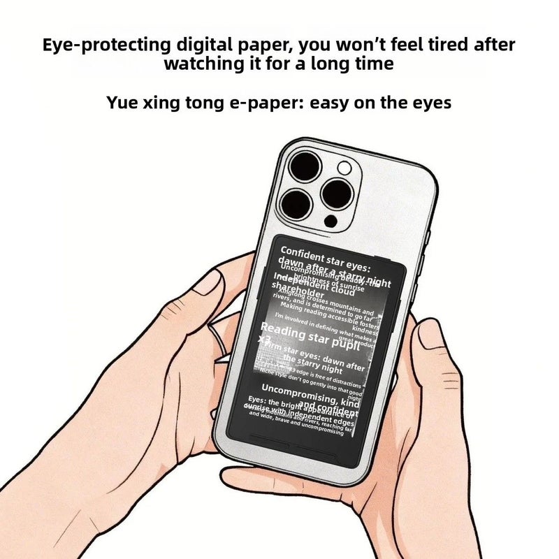 Xteink X4 E-Book Reader Portable 4.3-Inch Screen Magnetic E-Ink Paper 220ppi with Case, White - Image 4