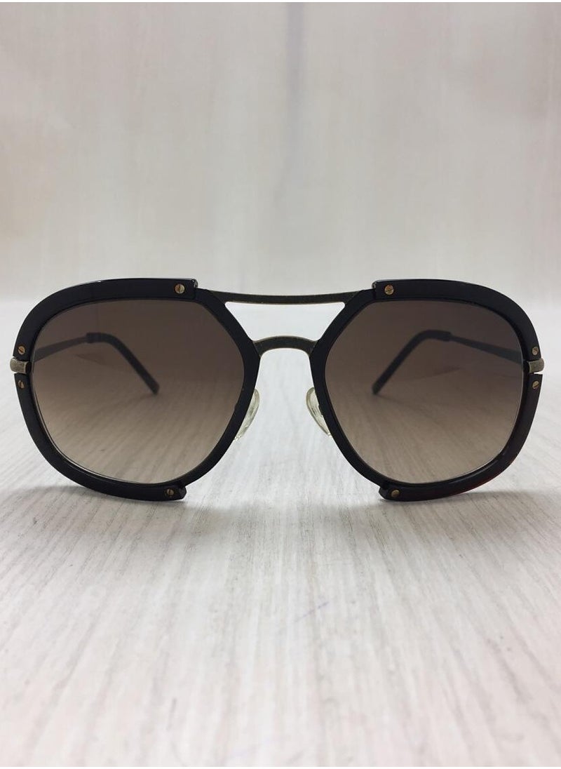 BOTTEGA VENETA - Semi-Rimless Women Sunglass - BV-70/S TFW C9 - Lens Size: 56 mm - Brown - Image 1