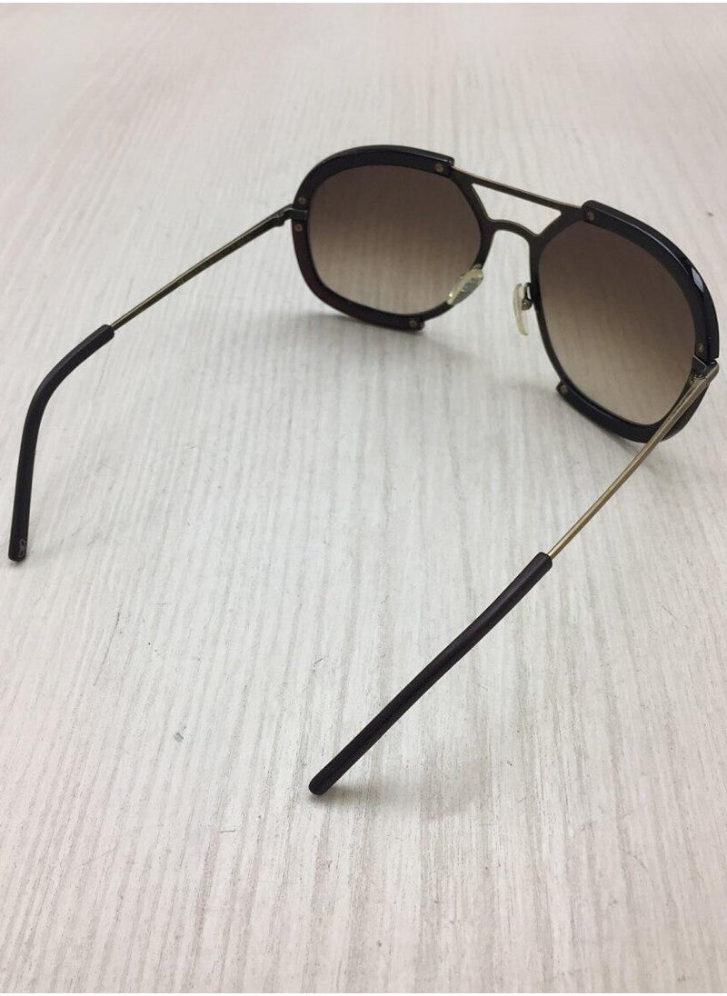 BOTTEGA VENETA - Semi-Rimless Women Sunglass - BV-70/S TFW C9 - Lens Size: 56 mm - Brown - Image 1