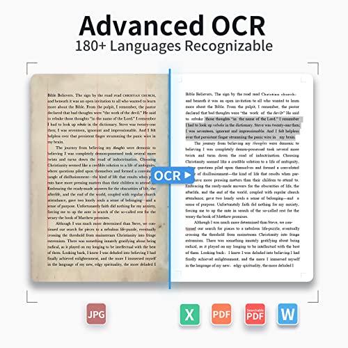CZUR Shine Ultra Smart Portable Document Scanner, Thin Book Scanner with OCR, USB Document Camera for Desktop/Laptop, Capture Size A3, Compatible with Windows & Mac OS (Not for Android & iOS) - Image 3