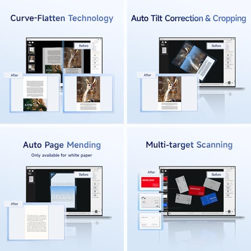 CZUR Shine Ultra Smart Portable Document Scanner, Thin Book Scanner with OCR, USB Document Camera for Desktop/Laptop, Capture Size A3, Compatible with Windows & Mac OS (Not for Android & iOS) - Image 5