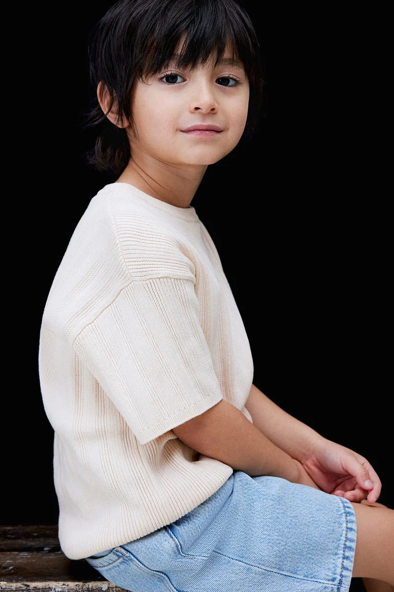 H&M Knee-length denim shorts