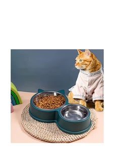 SHOWAY Stainless Steel Pet Bowl(Green)  - Image 3