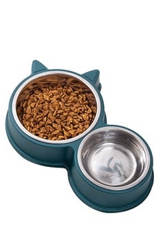 SHOWAY Stainless Steel Pet Bowl(Green)  - Image 1