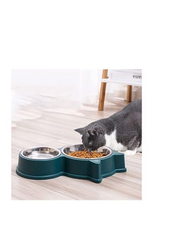 SHOWAY Stainless Steel Pet Bowl(Green)  - Image 2