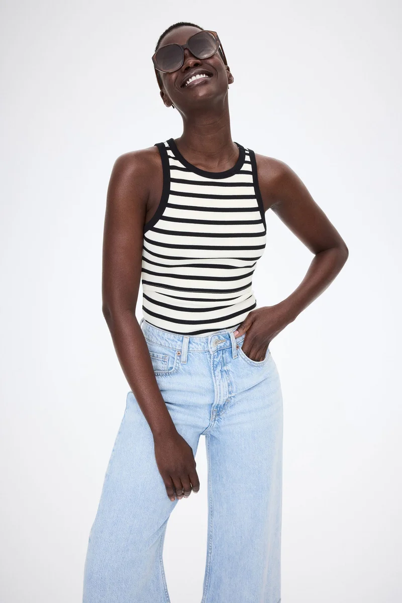 H&M MAMA Ribbed nursing vest top