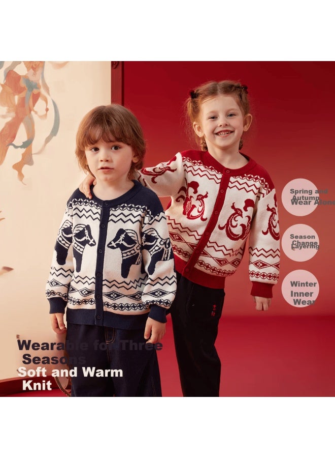 Beptides Betis Baby Jacket New Year Sweater Autumn Winter Newborn Boys Girls Outerwear Knit Cardigan Children - Image 4