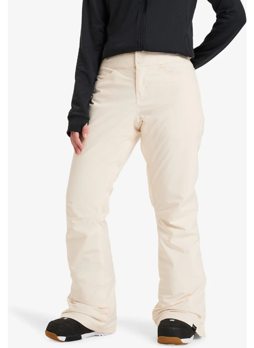 QUIKSILVER Regular Fit Cream Women's Ski Pants ERJTP03277BACKYARD Pt