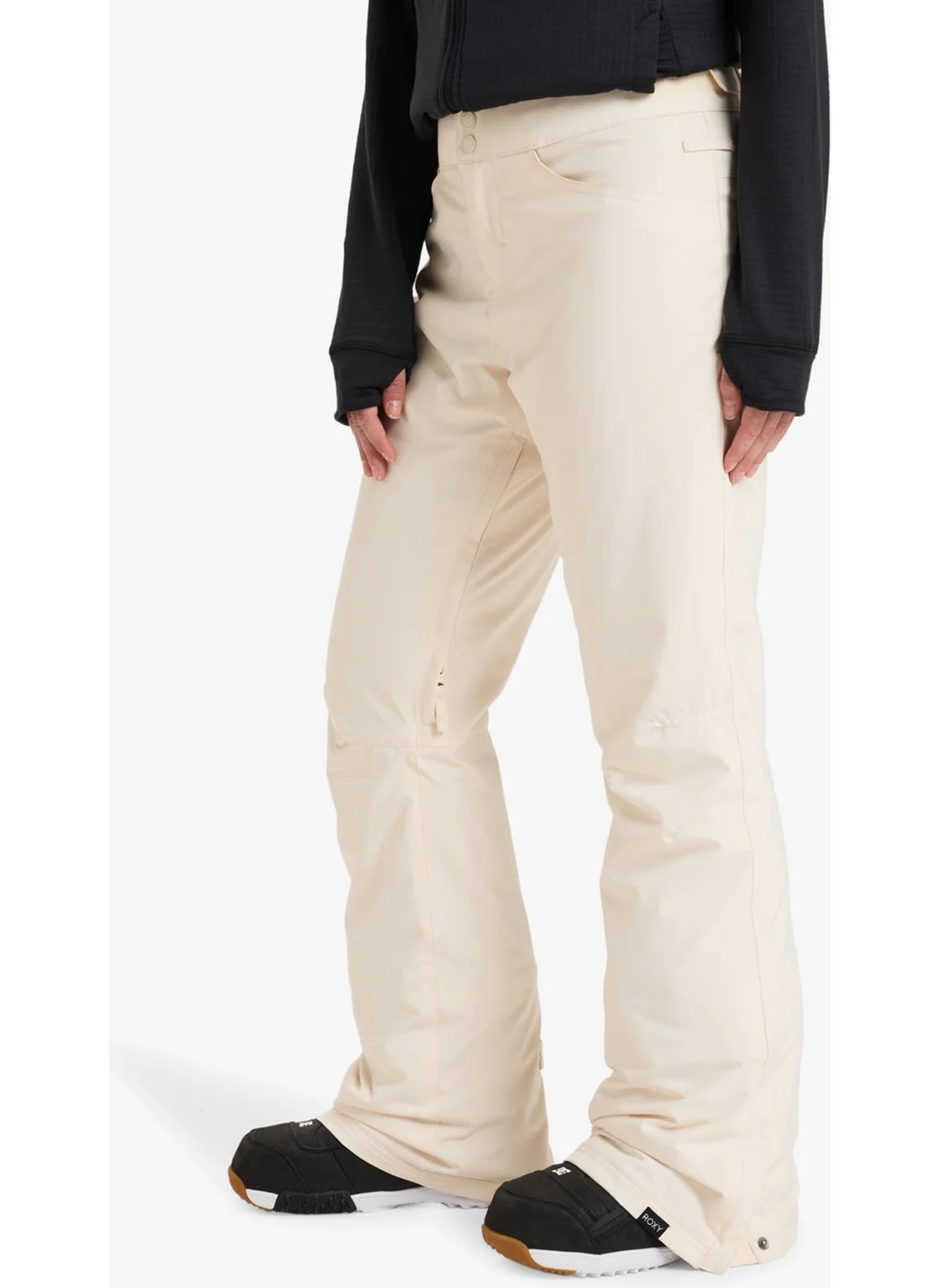QUIKSILVER Regular Fit Cream Women's Ski Pants ERJTP03277BACKYARD Pt