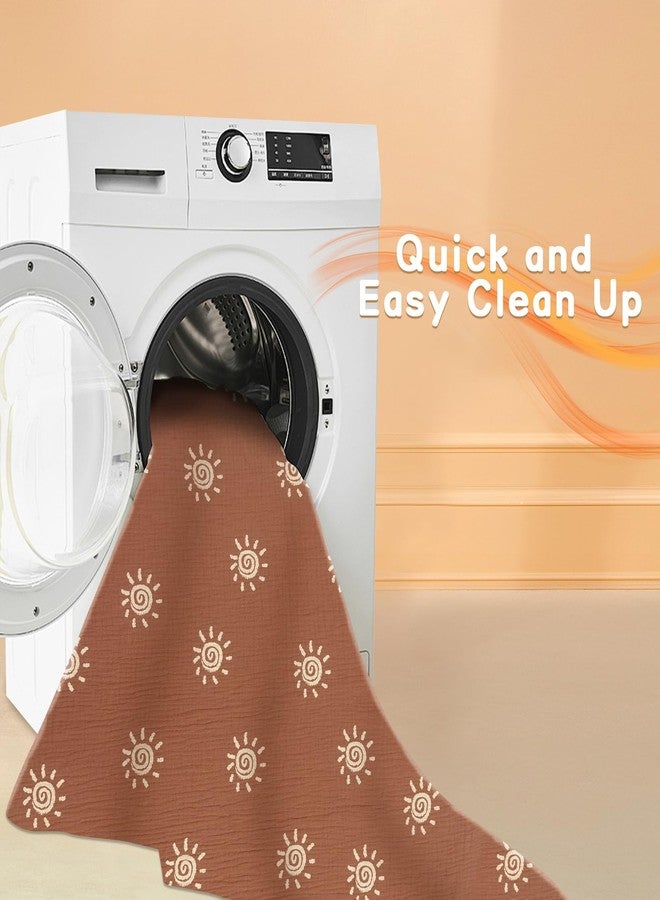 UHINOOS Nursing Cover for Mom Breastfeeding, Baby Privacy Nursing Covers Up Breathable Cotton with Ajustable Hoop for Mother (Muslin Green) - Image 5