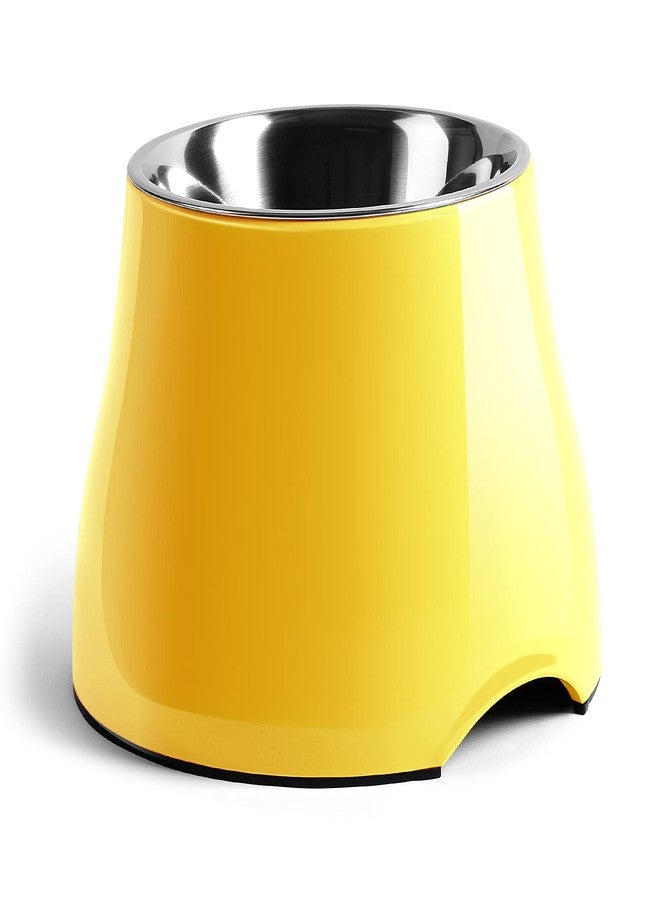 iPower yoken Elevated Dog Bowls,[Prevention of Vertebrae Disease][Super Non-Slip] Dog Bowl with Stainless SteelBowl,High Capacity,for Medium/Small Size Dogs - Image 1