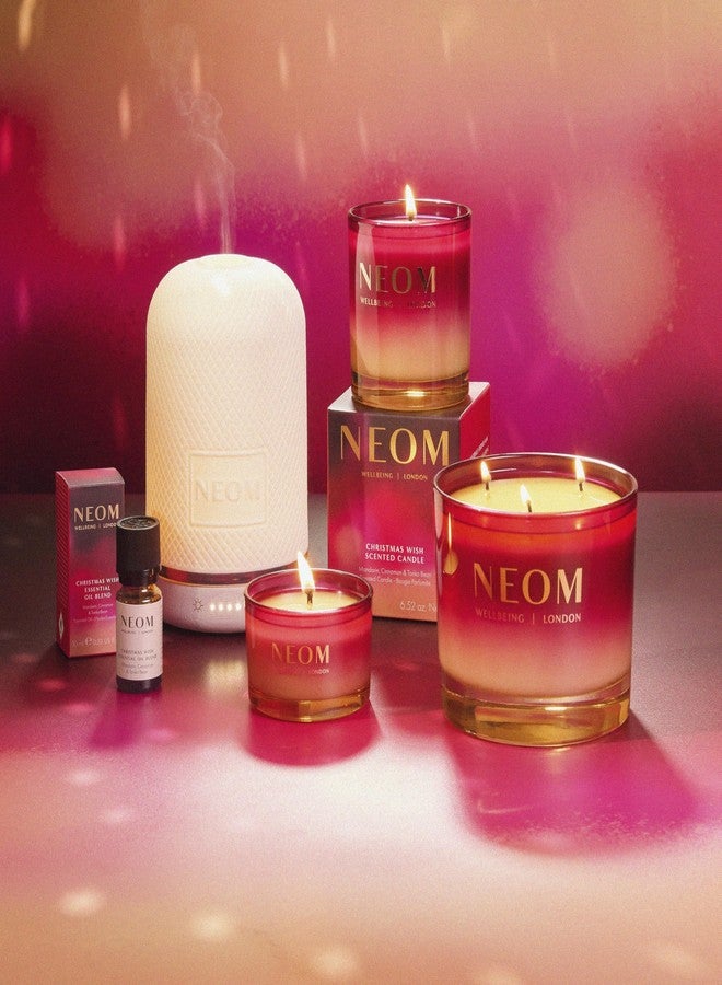 NEOM Christmas Wish Candle Travel Size | Mandarin, Cinnamon & Tonka Bean I Made with 100% Naturally derived Wax I Designed to Help You Relax and Unwind I Expertly Blended I Hand Finished - Image 4