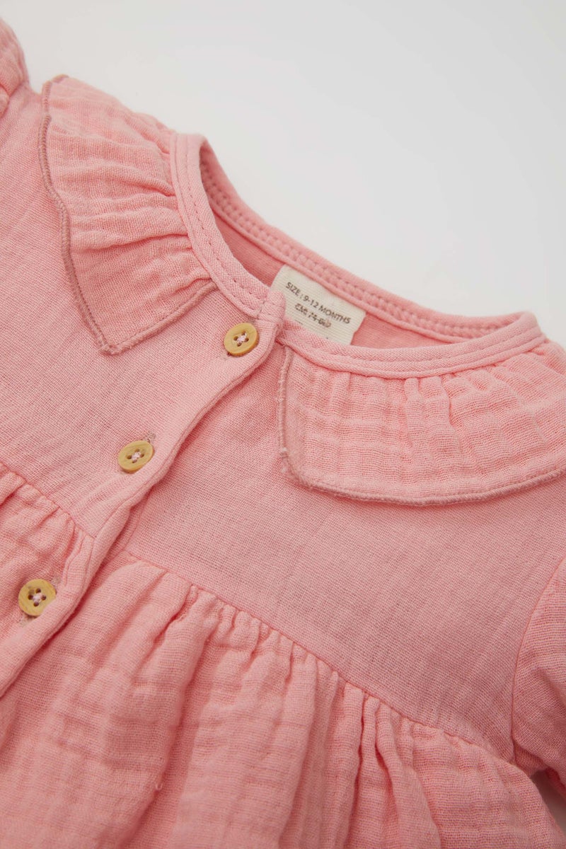 ديفاكتو جمبسوت بيبي بناتي موسلين حديثي الولادة - Image 4