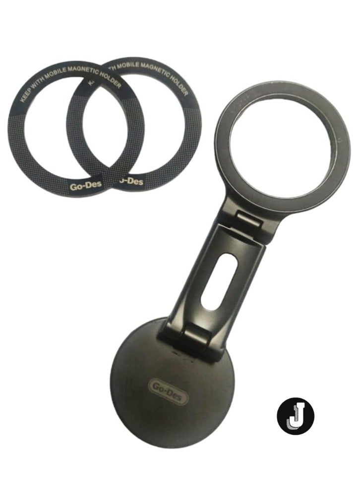 JAJEEK Magnetic Mobile Holder – Black Car Phone Mount for Secure, Convenient, and Hands-Free Use - Image 3