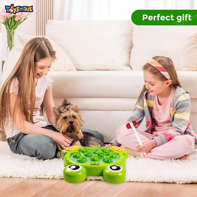 Toyshine Whack A Frog Game with 2 Hammers – Toddler Early Developmental Learning Toy, Fun Birthday Gift for Kids | Ideal for Boys & Girls Age 2+ Years - Image 4