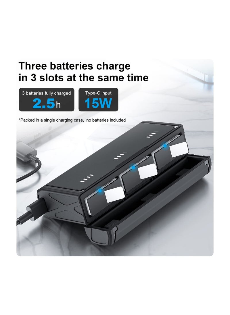 SYOSI - Pocket-Sized GoPro Charger, GoPro Enduro Battery Charger Smart Indicator Hero Charger Quick Charge GoPro Battery for GoPro Original Enduro and Standard Go Pro Hero 11 Hero 10 Hero 9 - Image 1
