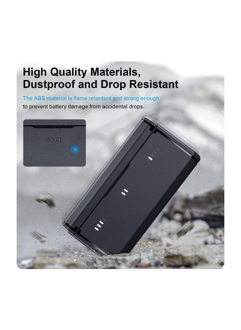 SYOSI - Pocket-Sized GoPro Charger, GoPro Enduro Battery Charger Smart Indicator Hero Charger Quick Charge GoPro Battery for GoPro Original Enduro and Standard Go Pro Hero 11 Hero 10 Hero 9 - Image 1