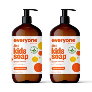 Everyone 3-in-1 Kids Soap, Body Wash, Bubble Bath, Shampoo, 32 Ounce (Pack of 2), Orange Squeeze, Coconut Cleanser with Organic Plant Extracts and Pure Essential Oils (Packaging May Vary) - pzsku/Z2300C82321B70D17A2BFZ/45/_/1741799037/e9a8525e-21fc-40a0-9e1f-db9df54bcec3