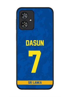 Stylizedd Rugged Black edge case for Motorola Moto G54 / Motorola Moto G54 Power / Motorola Moto G64 5G, Team Sri lanka Dasun Shanaka,Jersey No 7  - Image 1