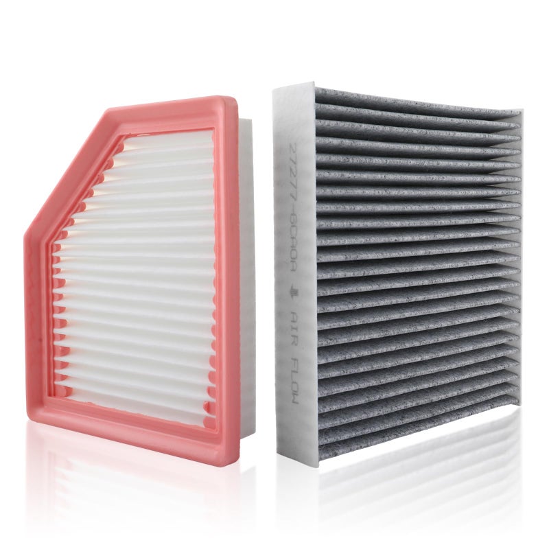 GoaMotors Engine Air Filter and Cabin Air Filter Replacement Compatible with Nissan Sentra 20L 20202024 Replace 165466LA0A 272776CA0A