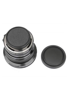 Fotasy (2 Pack) FD Mount Rear Lens, FD Body Cover, Camera Body Protective Dust Cover, FD Lens Cap, FD Mount Back Cap, FD Cap, Compatible with Canon F1 FTb TLb T90 T80 T70 T60 AL-1 AE-1 F-1 AV-1 AT-1 